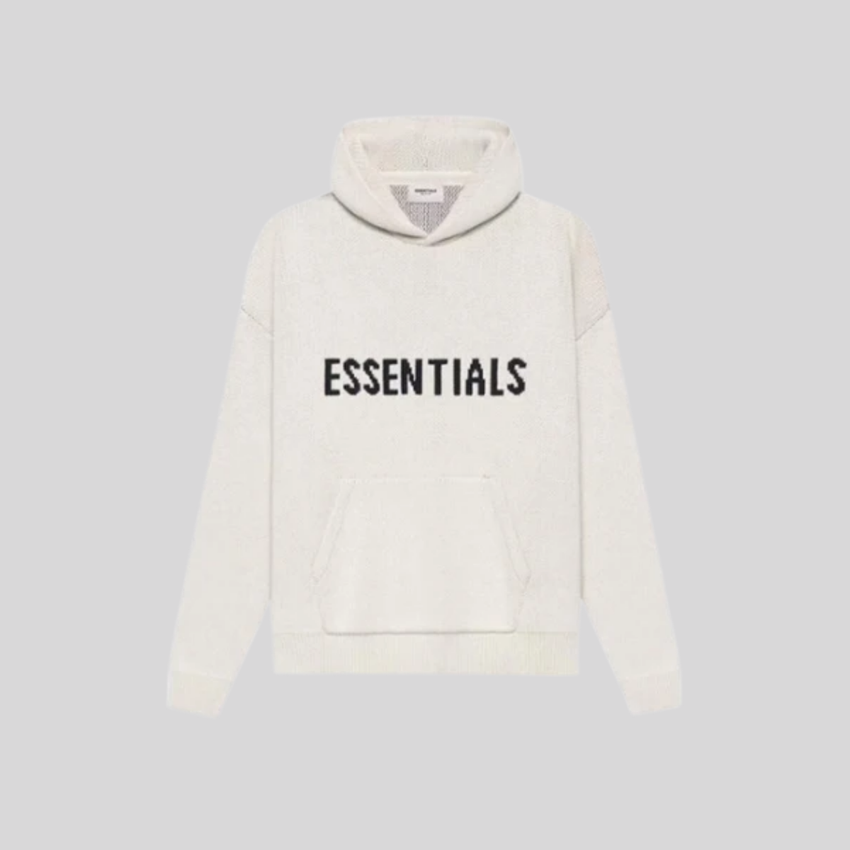 KNIT HOODIE (SS21), CREAM ESSENTIALS