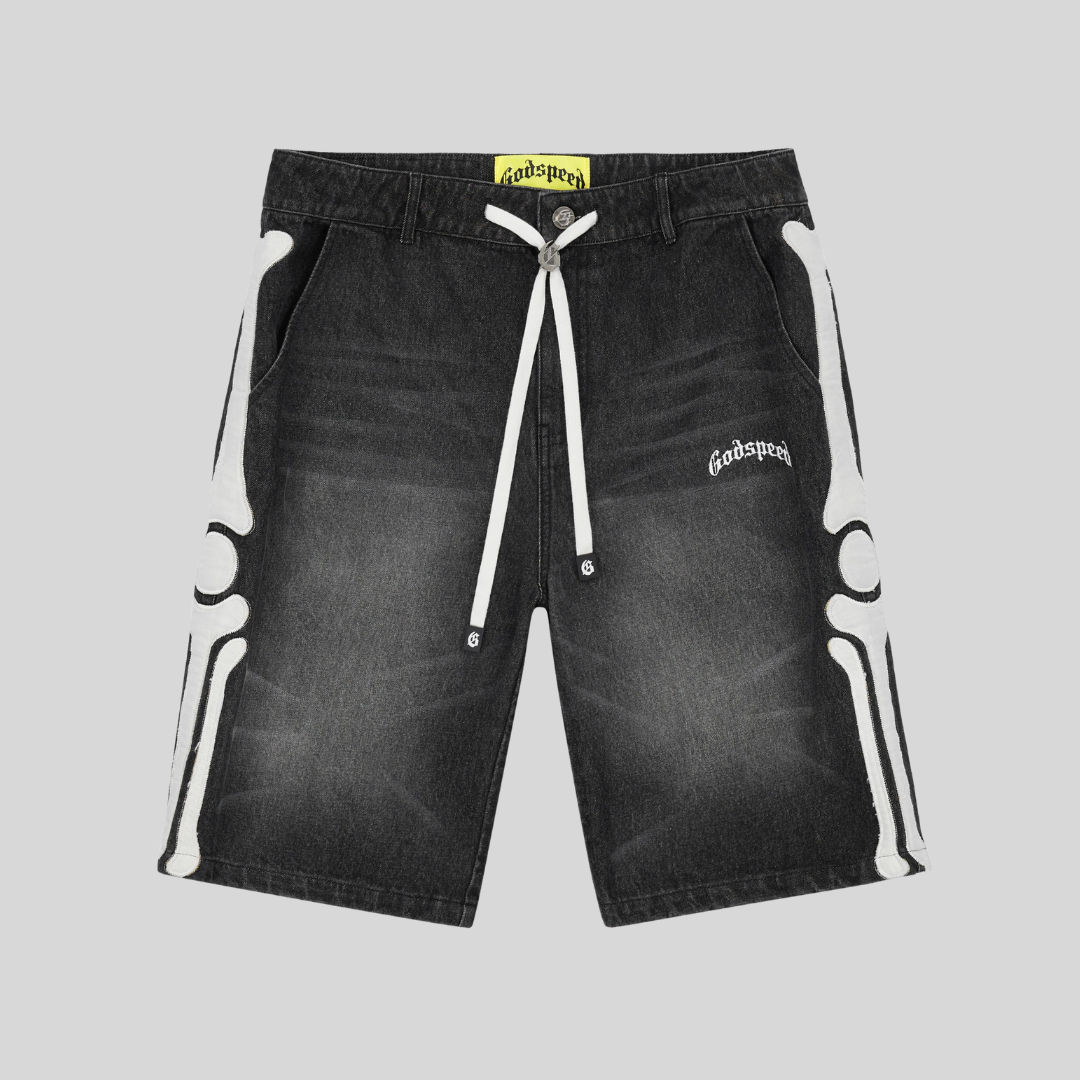 FÉMUR DENIM SHORTS BLACK