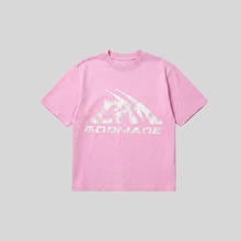 LOGO TEE WASHED PINK GODMADE