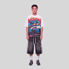NEW AGE 3QTR SHORTS BLACK / WASH GODSPEED