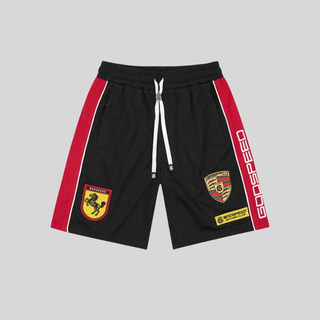 GRC M.O SHORTS BLACK RED GODSPEED