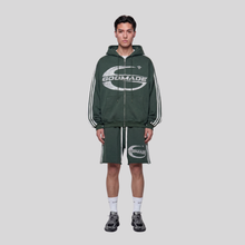 IMPERIAL WASHED GREEN SHORTS GODMADE