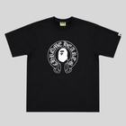 BAPE X CHROME HEARTS T-SHIRT BLACK BAPE