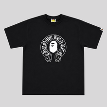 BAPE X CHROME HEARTS T-SHIRT BLACK BAPE