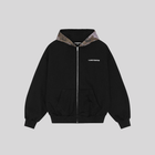 AOP CAMO HEAVYWEIGHT ZIP HOODIE BLACK LOST BOYS ARCHIVES