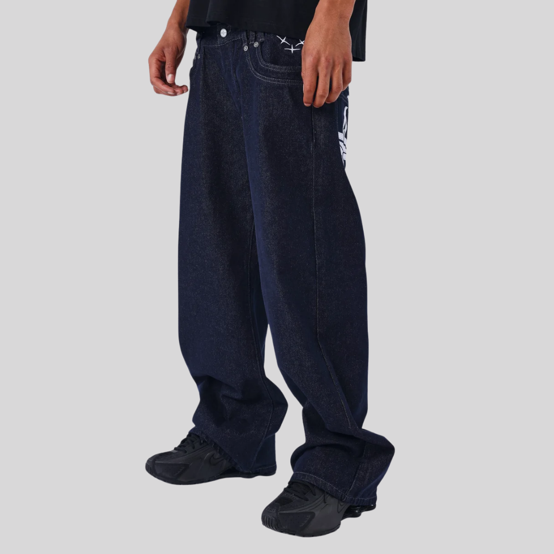 RAW DENIM JEANS