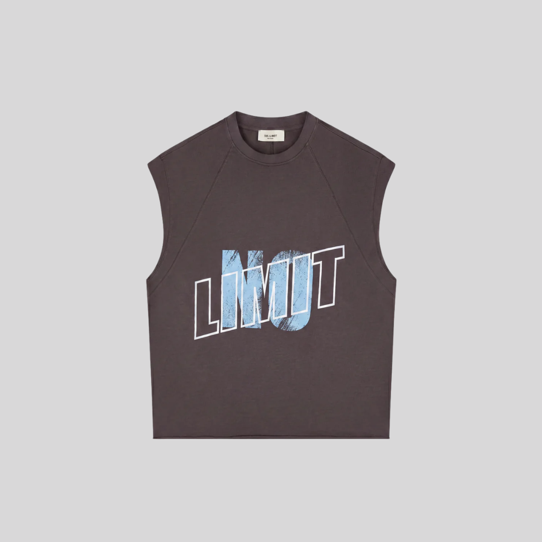 COUCHELLA SLEEVELESS TEE BROWN