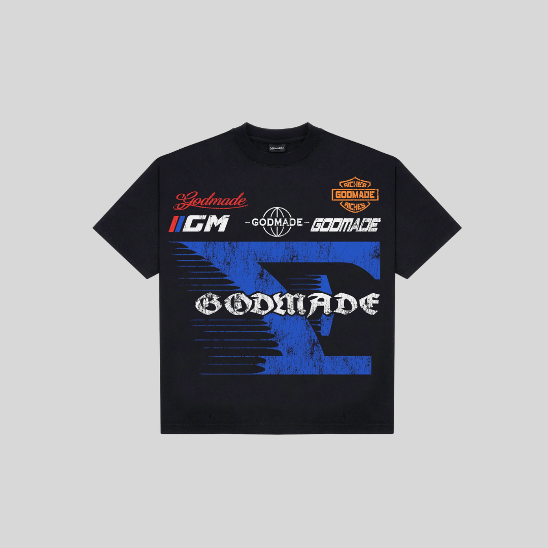 TEE 7 SPEED WASHED BLACK