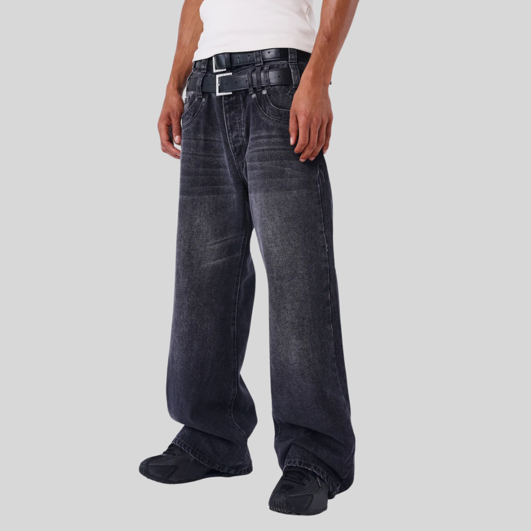 RAW DENIM JEANS