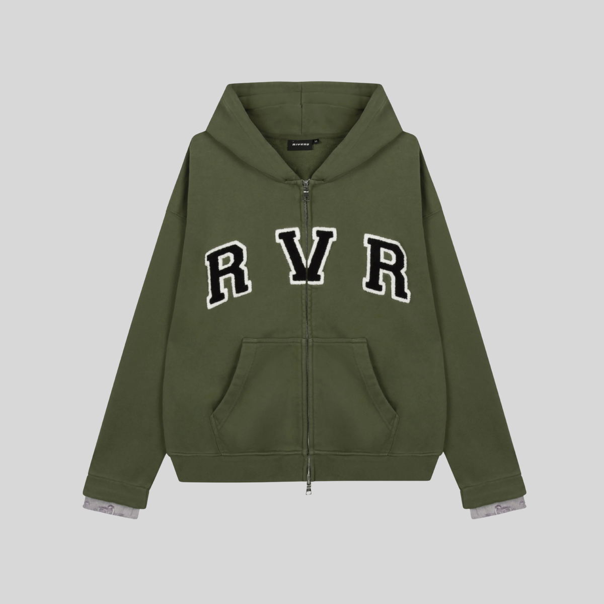 ACADEMY DENIM CUFF ZIP GREEN