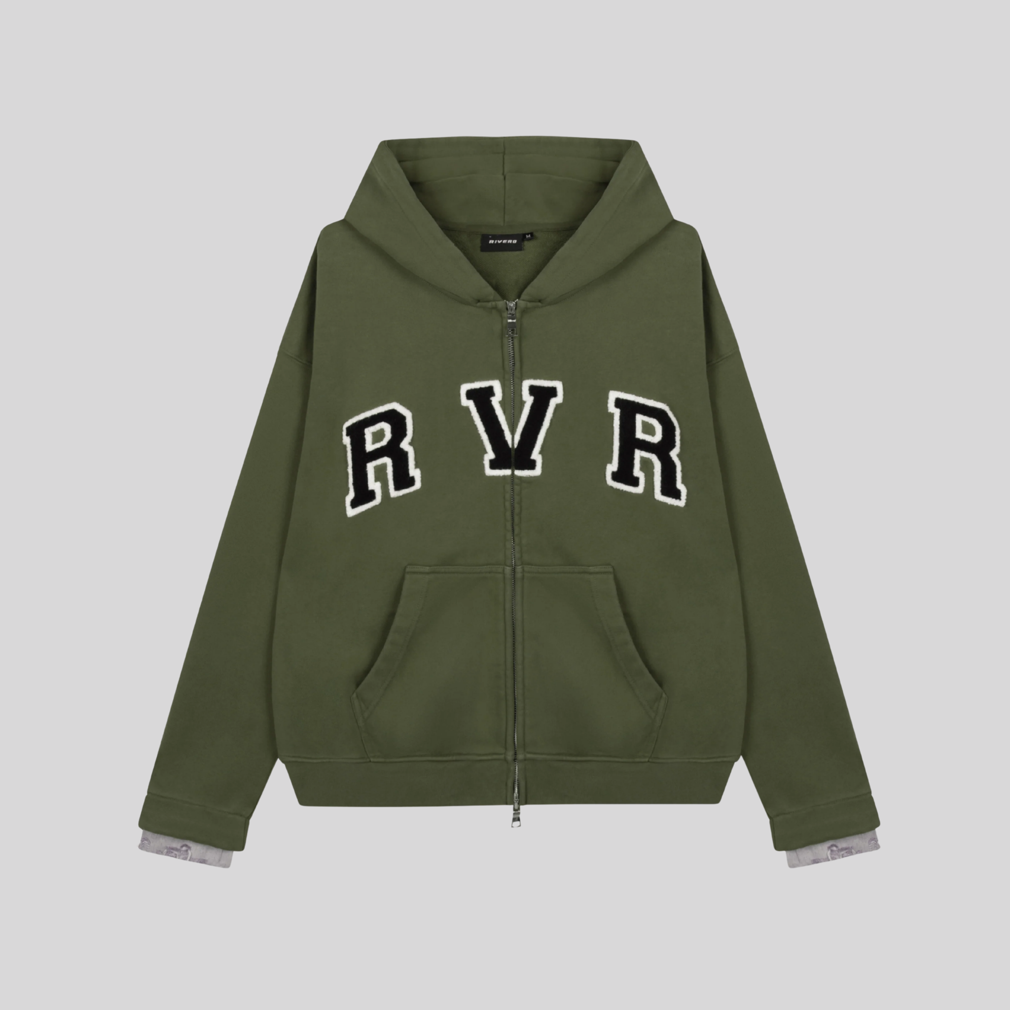 ACADEMY DENIM CUFF ZIP GREEN RIVERO