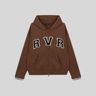 ACADEMY DENIM CUFF ZIP BROWN RIVERO