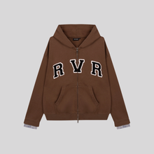 ACADEMY DENIM CUFF ZIP BROWN RIVERO