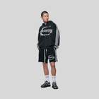 IMPERIAL WASHED BLACK SHORTS GODMADE