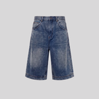 DENIM JORTS WASHED BLUE GODMADE