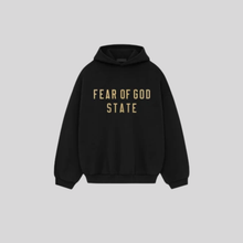 BLACK YELLOW HOODIE ESSENTIALS