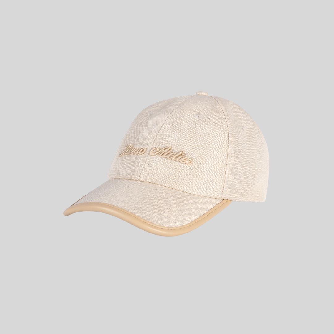 SIGNATURE ATELIER LINEN CAP RIVERO