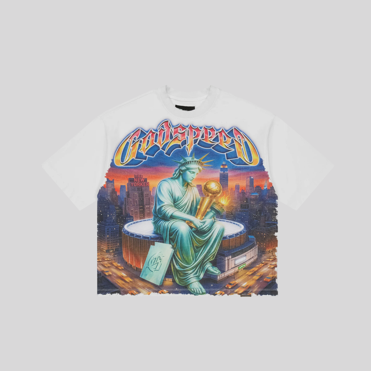 LIBERTY REIGNS T-SHIRT (WHITE) GODSPEED