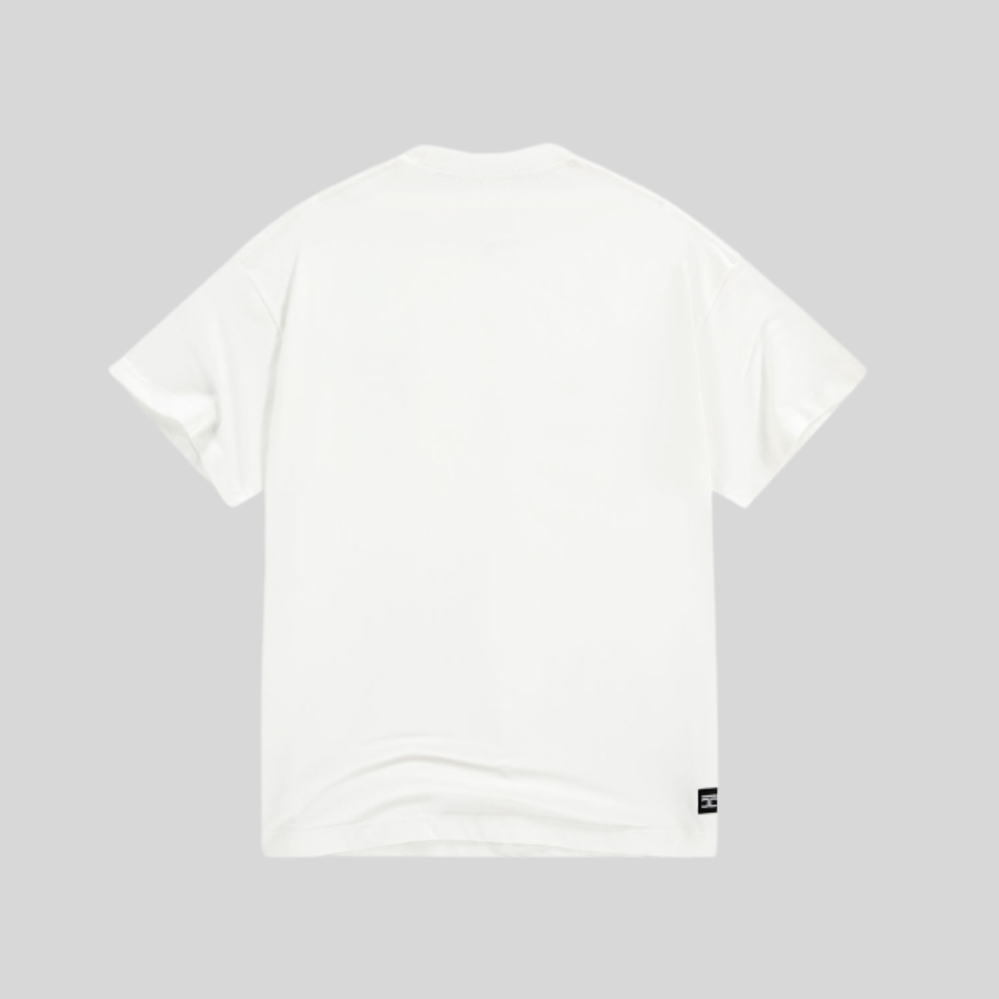 FIT T-SHIRT WHITE LIGHT GREY JORCUSTOM