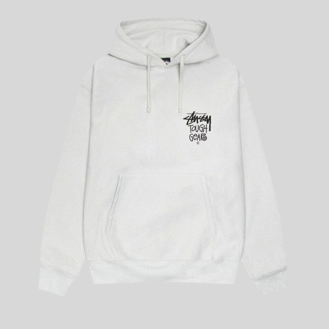 STÜSSY TOUGH GEAR HOODIE FOG STUSSY