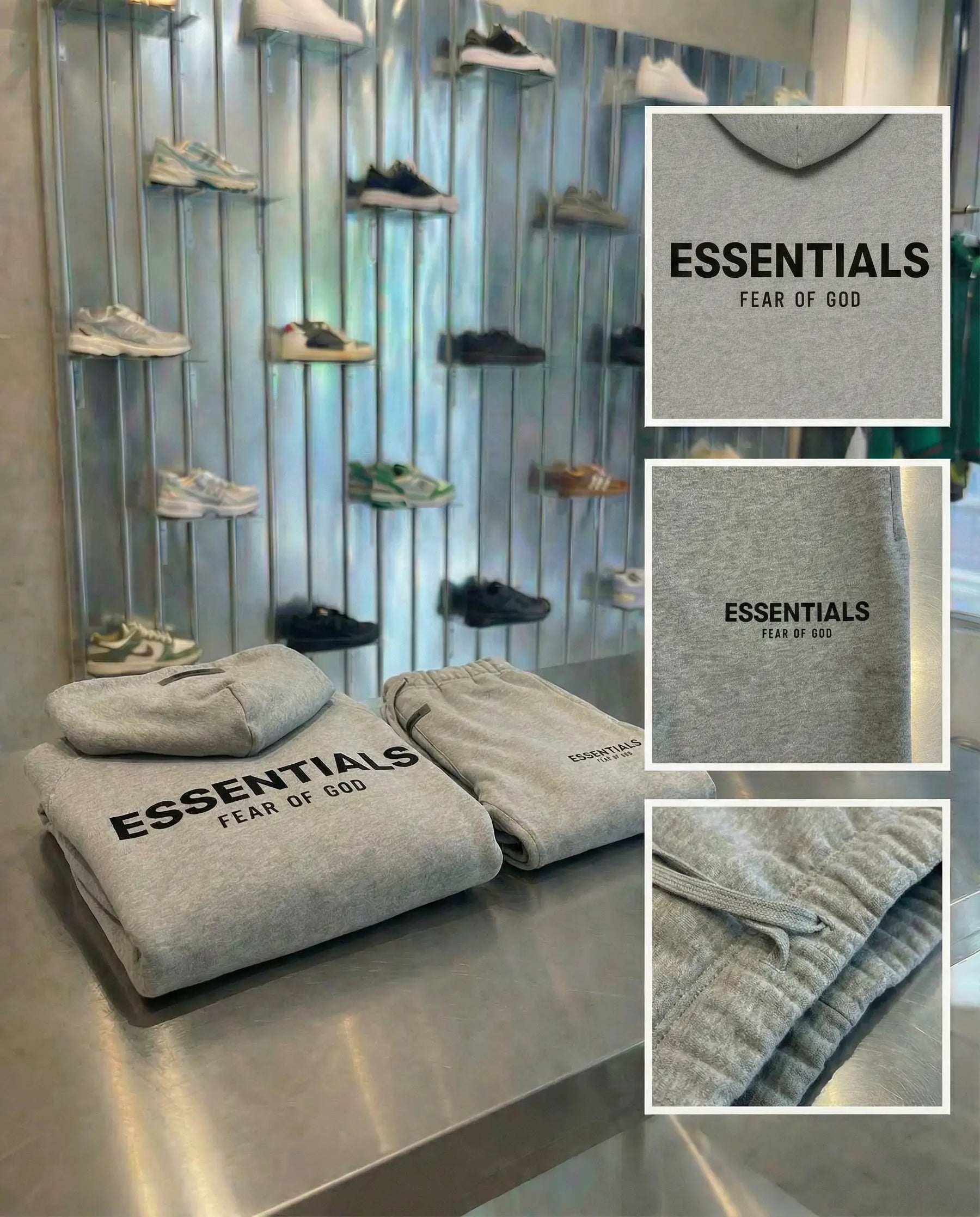 DARK OATMEAL JOGGER SET ESSENTIALS
