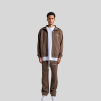 HANDWRITTEN LOGO TRACKSUIT DARK BROWN